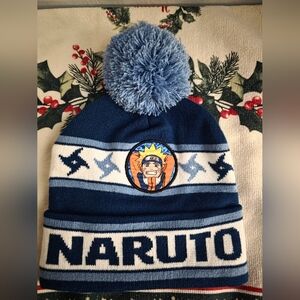New Vintage - Naruto Blue Knit Anime Beanie Youth/Kids